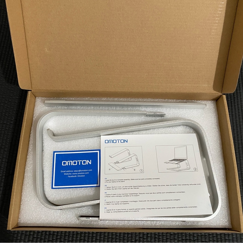 OMOTON Silver Laptop Stand
